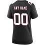 Atlanta Falcons Nike Women's Throwback Custom Game Jersey - Black Atlanta Falcons Nike Women's Throwback Custom Game Jersey - Black