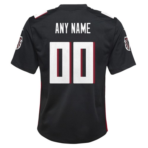 Atlanta Falcons Nike Youth Custom Game Jersey - Black Atlanta Falcons Nike Youth Custom Game Jersey - Black