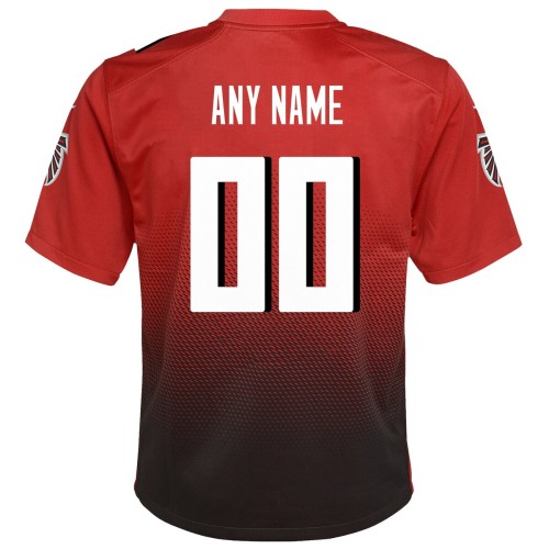 Atlanta Falcons Nike Youth Alternate Custom Game Jersey - Red Atlanta Falcons Nike Youth Alternate Custom Game Jersey - Red