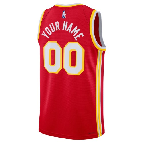 Atlanta Hawks Nike Unisex 2022/23 Swingman Custom Jersey Red - Icon Edition Atlanta Hawks Nike Unisex 2022/23 Swingman Custom Jersey Red - Icon Edition