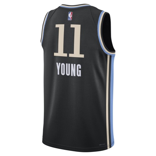 Trae Young Atlanta Hawks Nike Unisex 2023/24 Swingman Jersey - Black - City Edition Trae Young Atlanta Hawks Nike Unisex 2023/24 Swingman Jersey - Black - City Edition