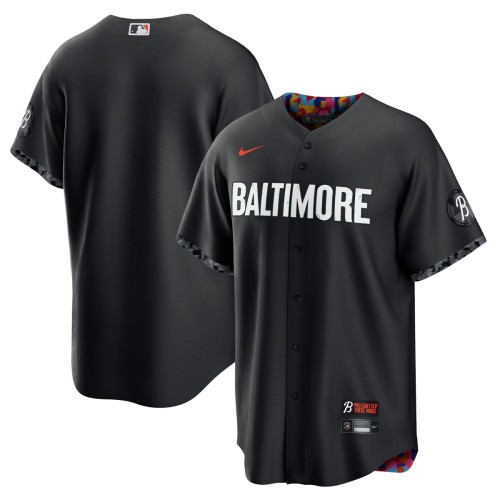Baltimore Orioles Nike 2023 City Connect Replica Jersey - Black Baltimore Orioles Nike 2023 City Connect Replica Jersey - Black
