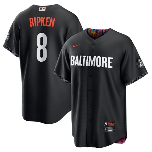 Cal Ripken Baltimore Orioles Nike 2023 City Connect Replica Player Jersey - Black Cal Ripken Baltimore Orioles Nike 2023 City Connect Replica Player Jersey - Black