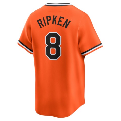 Cal Ripken Jr. Baltimore Orioles Nike Throwback Cooperstown Limited Jersey - Orange