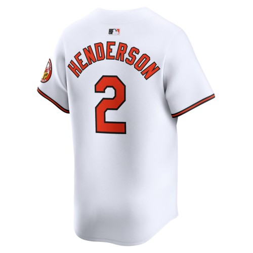 Gunnar Henderson Baltimore Orioles Nike Home Limited Player Jersey - White Gunnar Henderson Baltimore Orioles Nike Home Limited Player Jersey - White