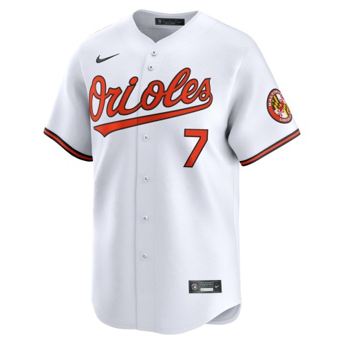 Jackson Holliday Baltimore Orioles Nike Home Limited Player Jersey - White Jackson Holliday Baltimore Orioles Nike Home Limited Player Jersey - White
