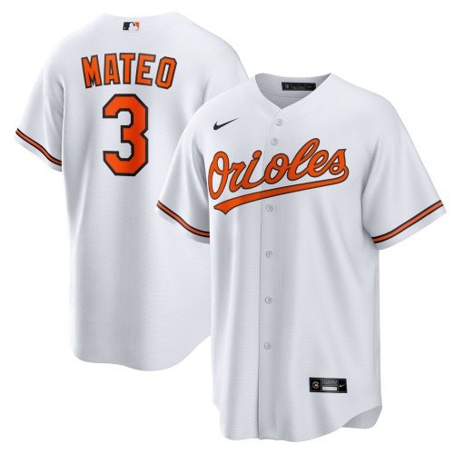 Jorge Mateo Baltimore Orioles Nike Replica Player Jersey - White Jorge Mateo Baltimore Orioles Nike Replica Player Jersey - White