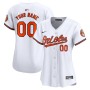 Baltimore Orioles Nike Women's Home Limited Custom Jersey - White Baltimore Orioles Nike Women's Home Limited Custom Jersey - White