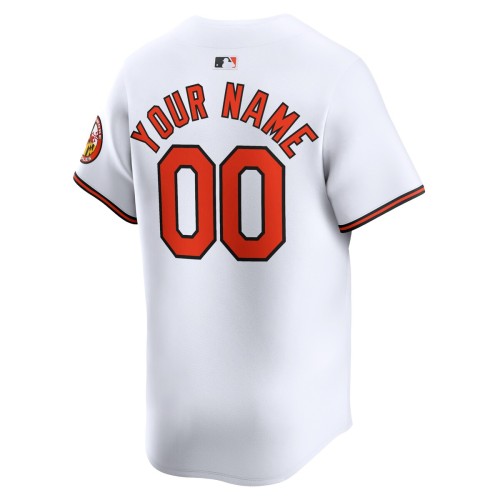 Baltimore Orioles Nike Youth Home Limited Custom Jersey - White Baltimore Orioles Nike Youth Home Limited Custom Jersey - White