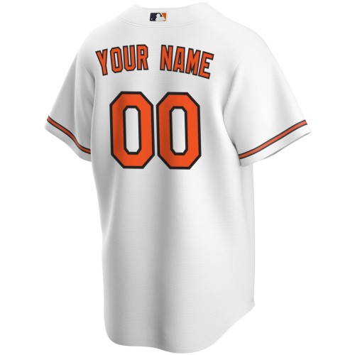 Baltimore Orioles Nike Youth Home Replica Custom Jersey - White Baltimore Orioles Nike Youth Home Replica Custom Jersey - White