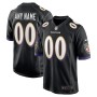 Baltimore Ravens Nike Alternate Custom Game Jersey - Black Baltimore Ravens Nike Alternate Custom Game Jersey - Black