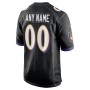 Baltimore Ravens Nike Alternate Custom Game Jersey - Black Baltimore Ravens Nike Alternate Custom Game Jersey - Black