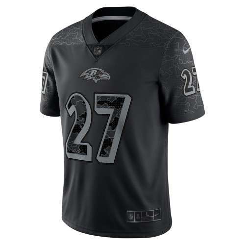 J.K. Dobbins Baltimore Ravens Nike RFLCTV Limited Jersey - Black J.K. Dobbins Baltimore Ravens Nike RFLCTV Limited Jersey - Black