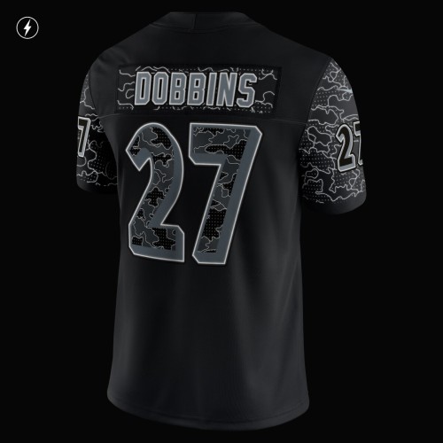 J.K. Dobbins Baltimore Ravens Nike RFLCTV Limited Jersey - Black J.K. Dobbins Baltimore Ravens Nike RFLCTV Limited Jersey - Black