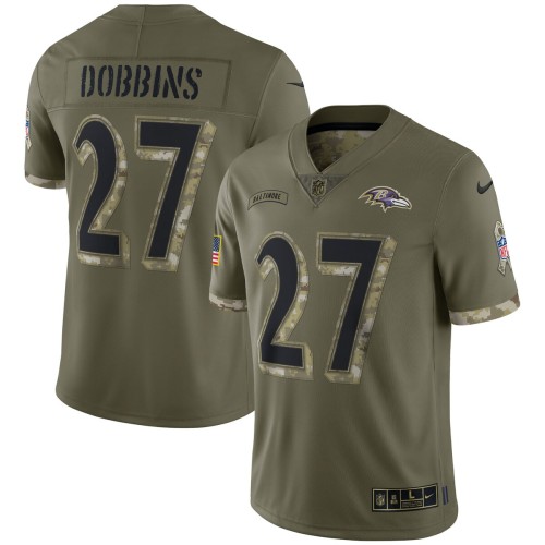 J.K. Dobbins Baltimore Ravens Nike 2022 Salute To Service Limited Jersey - Olive J.K. Dobbins Baltimore Ravens Nike 2022 Salute To Service Limited Jersey - Olive