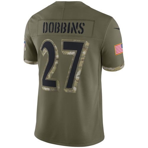 J.K. Dobbins Baltimore Ravens Nike 2022 Salute To Service Limited Jersey - Olive J.K. Dobbins Baltimore Ravens Nike 2022 Salute To Service Limited Jersey - Olive