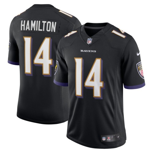 Kyle Hamilton Baltimore Ravens Nike Men's Vapor Limited Jersey - Black Kyle Hamilton Baltimore Ravens Nike Men's Vapor Limited Jersey - Black