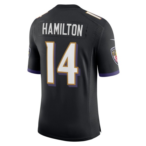 Kyle Hamilton Baltimore Ravens Nike Men's Vapor Limited Jersey - Black Kyle Hamilton Baltimore Ravens Nike Men's Vapor Limited Jersey - Black