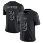Lamar Jackson Baltimore Ravens Nike RFLCTV Limited Jersey - Black Lamar Jackson Baltimore Ravens Nike RFLCTV Limited Jersey - Black