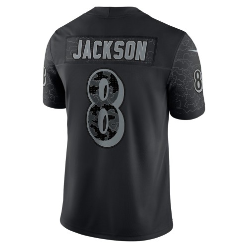 Lamar Jackson Baltimore Ravens Nike RFLCTV Limited Jersey - Black Lamar Jackson Baltimore Ravens Nike RFLCTV Limited Jersey - Black