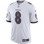 Lamar Jackson Baltimore Ravens Nike Vapor Limited Jersey - White Lamar Jackson Baltimore Ravens Nike Vapor Limited Jersey - White