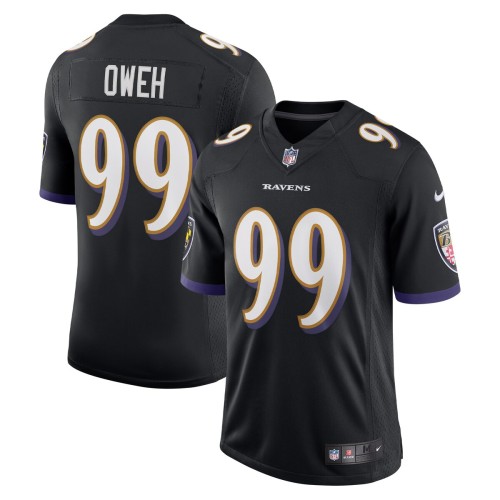 Odafe Oweh Baltimore Ravens Nike Vapor Limited Jersey - Black Odafe Oweh Baltimore Ravens Nike Vapor Limited Jersey - Black