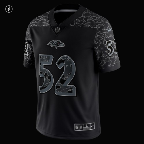 Ray Lewis Baltimore Ravens Nike Retired Player RFLCTV Limited Jersey - Black Ray Lewis Baltimore Ravens Nike Retired Player RFLCTV Limited Jersey - Black