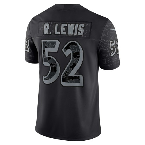 Ray Lewis Baltimore Ravens Nike Retired Player RFLCTV Limited Jersey - Black Ray Lewis Baltimore Ravens Nike Retired Player RFLCTV Limited Jersey - Black