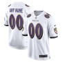 Baltimore Ravens Nike Custom Game Jersey - White Baltimore Ravens Nike Custom Game Jersey - White