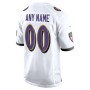 Baltimore Ravens Nike Custom Game Jersey - White Baltimore Ravens Nike Custom Game Jersey - White