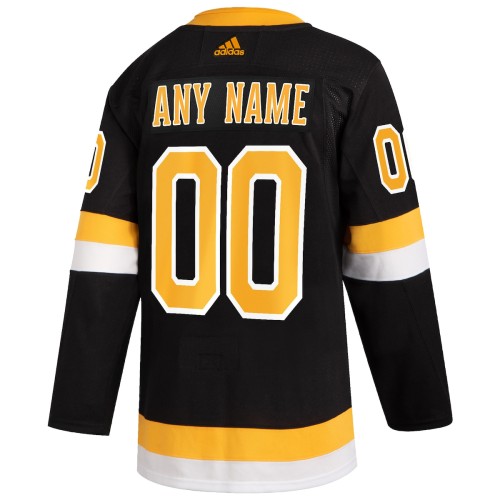 Boston Bruins adidas 2019/20 Alternate Authentic Custom Jersey - Black Boston Bruins adidas 2019/20 Alternate Authentic Custom Jersey - Black