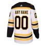 Boston Bruins adidas Authentic Custom Jersey - White Boston Bruins adidas Authentic Custom Jersey - White
