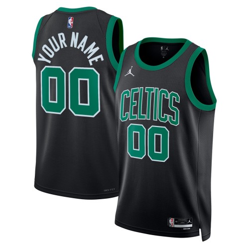 Boston Celtics Jordan Brand Unisex 2022/23 Swingman Custom Jersey - Statement Edition - Black Boston Celtics Jordan Brand Unisex 2022/23 Swingman Custom Jersey - Statement Edition - Black