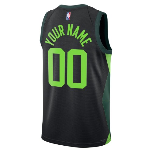 Boston Celtics Nike Unisex 2024/25 Custom Swingman Jersey - City Edition - Black Boston Celtics Nike Unisex 2024/25 Custom Swingman Jersey - City Edition - Black