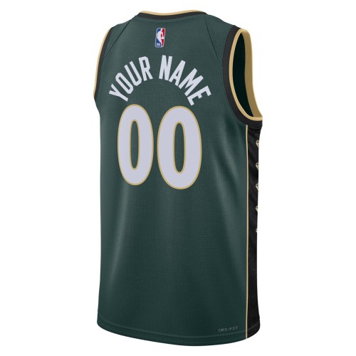 Boston Celtics Nike Unisex 2022/23 Swingman Custom Jersey - City Edition - Kelly Green Boston Celtics Nike Unisex 2022/23 Swingman Custom Jersey - City Edition - Kelly Green