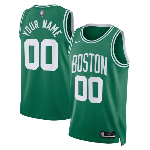 Boston Celtics Nike Unisex 2022/23 Swingman Custom Jersey Kelly Green - Icon Edition Boston Celtics Nike Unisex 2022/23 Swingman Custom Jersey Kelly Green - Icon Edition