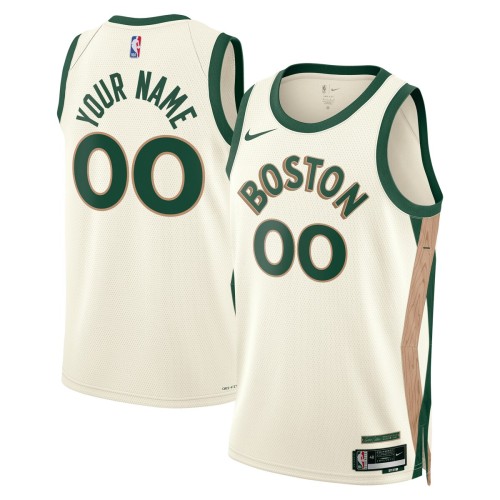 Boston Celtics Nike Unisex 2023/24 Custom Swingman Jersey - White - City Edition Boston Celtics Nike Unisex 2023/24 Custom Swingman Jersey - White - City Edition
