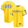 Alex Verdugo Boston Red Sox Nike City Connect Replica Player Jersey - Gold Alex Verdugo Boston Red Sox Nike City Connect Replica Player Jersey - Gold