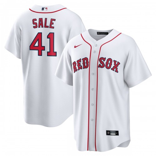 Chris Sale Boston Red Sox Nike Home Replica Player Name Jersey - White Chris Sale Boston Red Sox Nike Home Replica Player Name Jersey - White