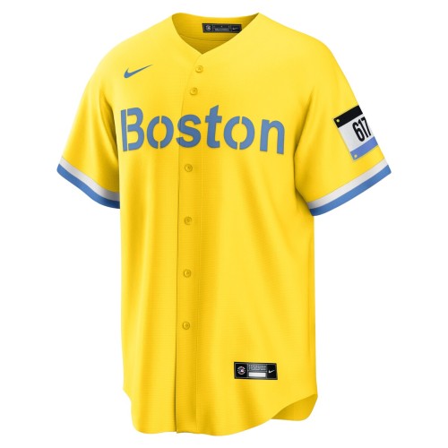 David Ortiz Boston Red Sox Nike Retired Player City Connect Replica Jersey - Gold David Ortiz Boston Red Sox Nike Retired Player City Connect Replica Jersey - Gold