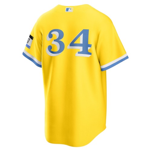 David Ortiz Boston Red Sox Nike Retired Player City Connect Replica Jersey - Gold David Ortiz Boston Red Sox Nike Retired Player City Connect Replica Jersey - Gold
