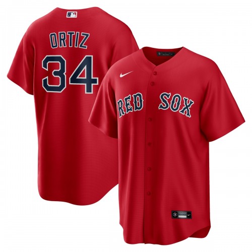David Ortiz Boston Red Sox Nike Alternate Replica Player Jersey - Red David Ortiz Boston Red Sox Nike Alternate Replica Player Jersey - Red