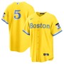 Enrique Hernandez Boston Red Sox Nike 2021 City Connect Replica Player Jersey - Gold/Light Blue Enrique Hernandez Boston Red Sox Nike 2021 City Connect Replica Player Jersey - Gold/Light Blue