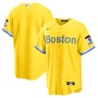Boston Red Sox Nike 2021 City Connect Replica Jersey - Gold/Light Blue Boston Red Sox Nike 2021 City Connect Replica Jersey - Gold/Light Blue