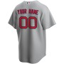 Boston Red Sox Nike Road Replica Custom Jersey - Gray Boston Red Sox Nike Road Replica Custom Jersey - Gray