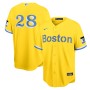 J.D. Martinez Boston Red Sox Nike City Connect Replica Player Jersey - Gold