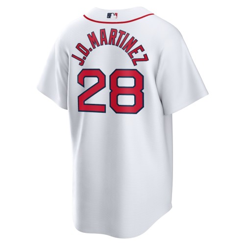 J.D. Martinez Boston Red Sox Nike 2021 Patriots' Day Official Replica Player Jersey - White J.D. Martinez Boston Red Sox Nike 2021 Patriots' Day Official Replica Player Jersey - White
