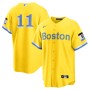 Rafael Devers Boston Red Sox Nike 2021 City Connect Replica Player Jersey - Gold/Light Blue Rafael Devers Boston Red Sox Nike 2021 City Connect Replica Player Jersey - Gold/Light Blue