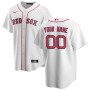 Boston Red Sox Nike Home Replica Custom Jersey - White Boston Red Sox Nike Home Replica Custom Jersey - White
