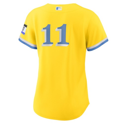 Rafael Devers Boston Red Sox Nike Women's City Connect Replica Player Jersey - Gold Rafael Devers Boston Red Sox Nike Women's City Connect Replica Player Jersey - Gold